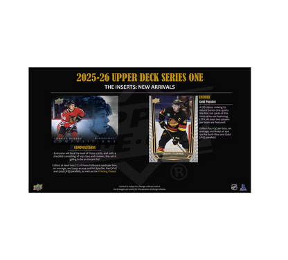 2025-26 Upper Deck Series 1 Hockey Hobby Pack