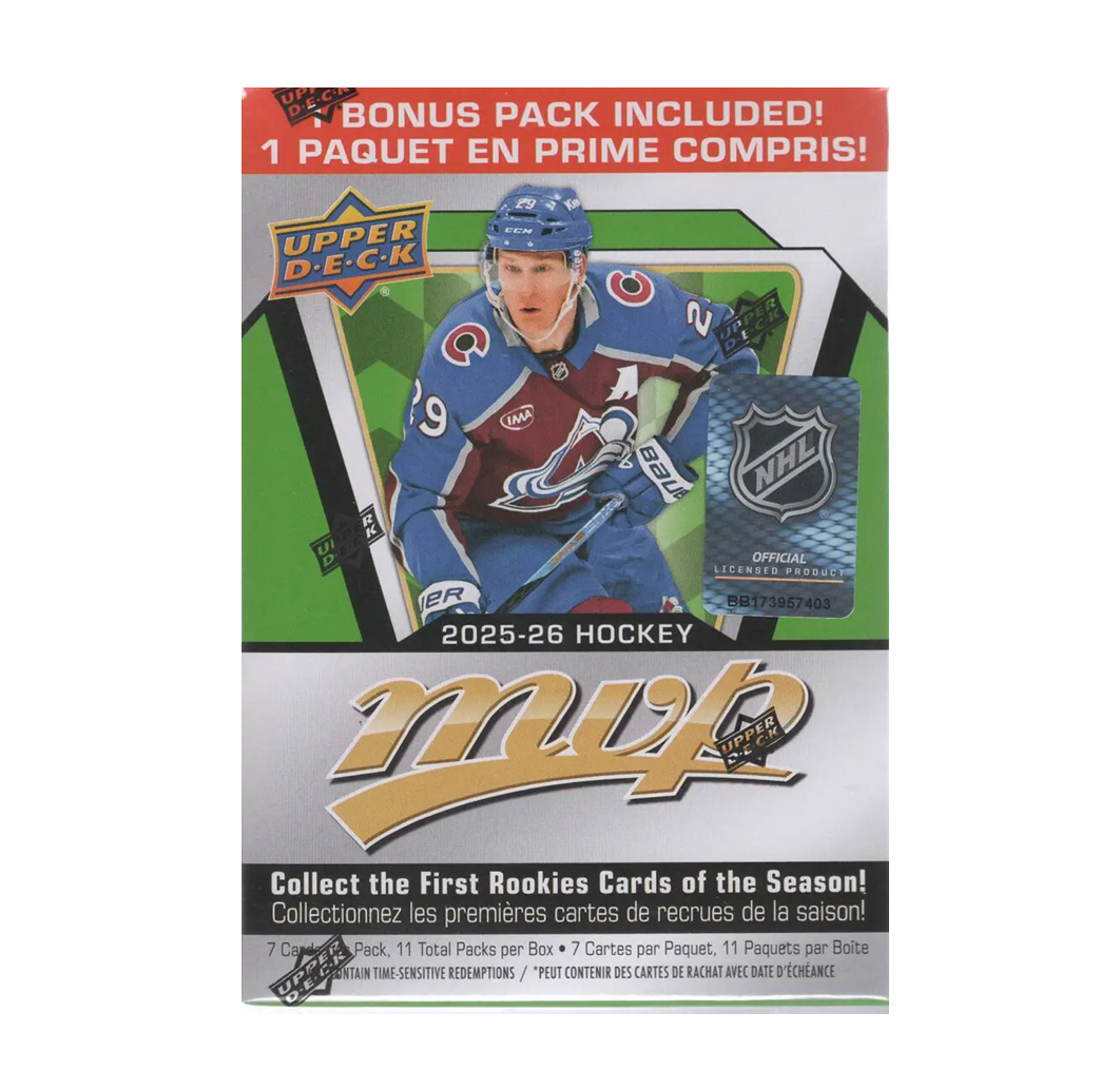 2025-26 Upper Deck MVP Hockey Blaster 20-Box Case