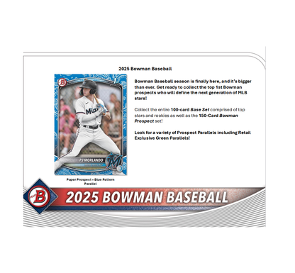 2025 Bowman Baseball Mega 20-Box Case