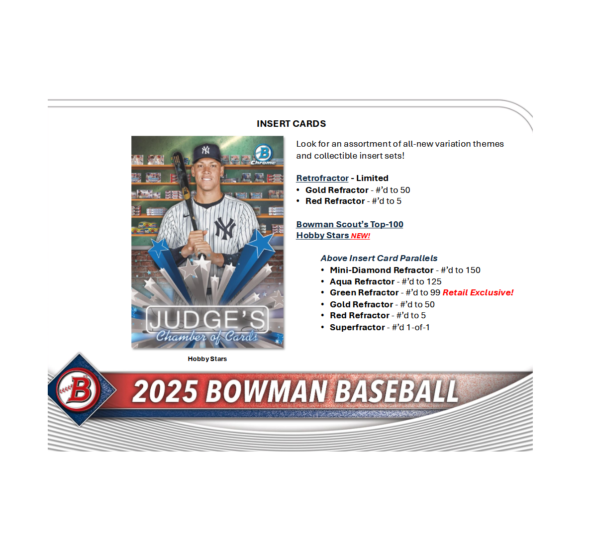 2025 Bowman Baseball Mega 20-Box Case