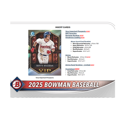 2025 Bowman Baseball Mega 20-Box Case