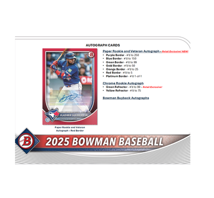 2025 Bowman Baseball Mega 20-Box Case