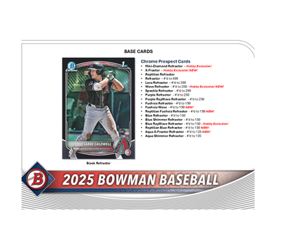 2025 Bowman Baseball Hobby Pack