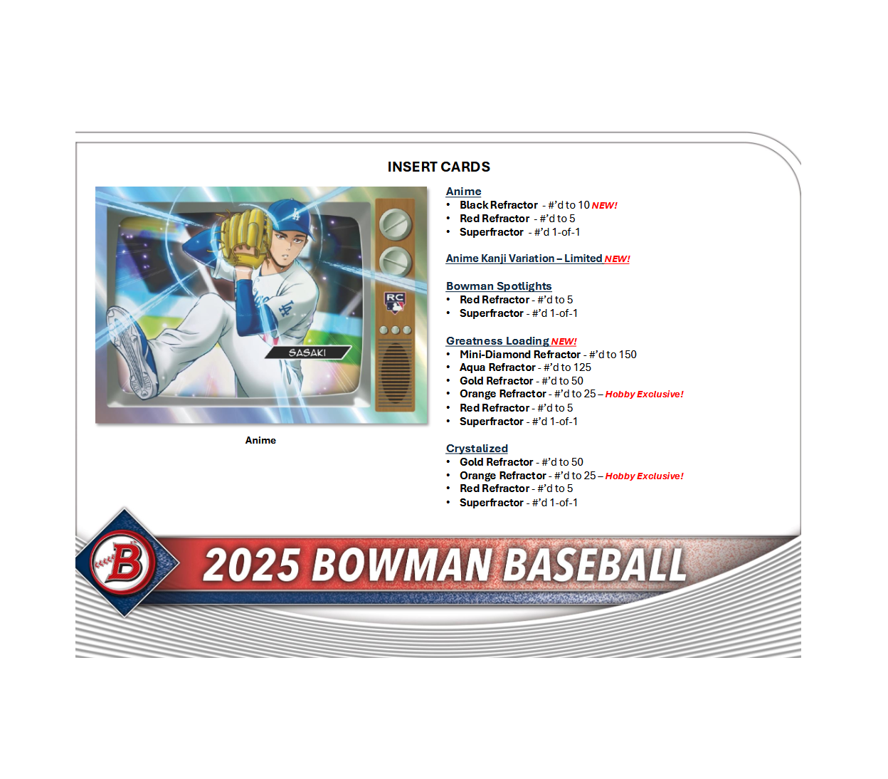 2025 Bowman Baseball Hobby Pack