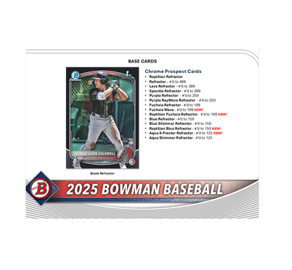 2025 Bowman Baseball Jumbo Hobby Pack