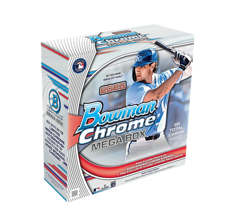 2025 Bowman Chrome Baseball Mega 20-Box Case