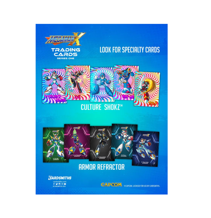 2025 Cardsmiths Mega Man X Trading Cards Collector Box