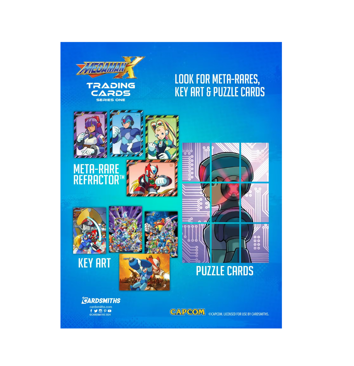 2025 Cardsmiths Mega Man X Trading Cards Collector Box