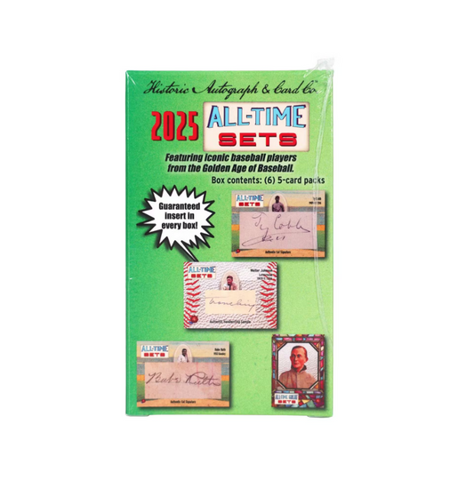 2025 Historic Autographs All-Time Sets Baseball Box