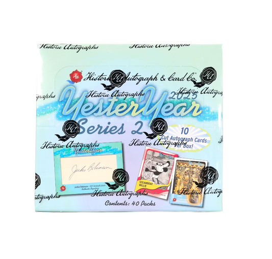 2025 Historic Autographs YesterYear Series 2 Hobby Box