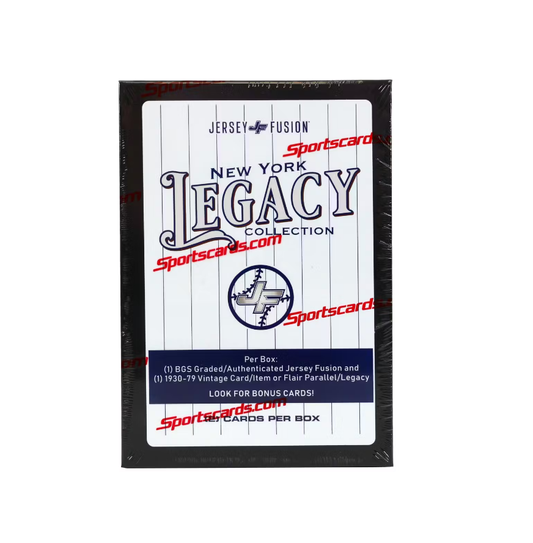 2025 Jersey Fusion New York Legacy Collection Baseball Hobby Box