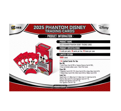 2025 Kakawow Disney Phantom Hobby 10-Box Case