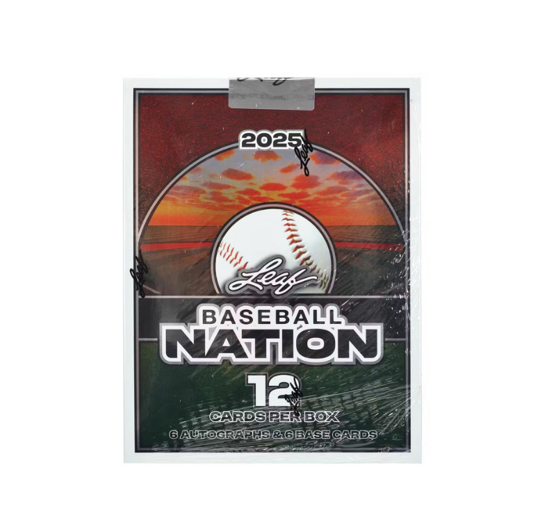 2025 Leaf Baseball Nation Hobby 12-Box Case