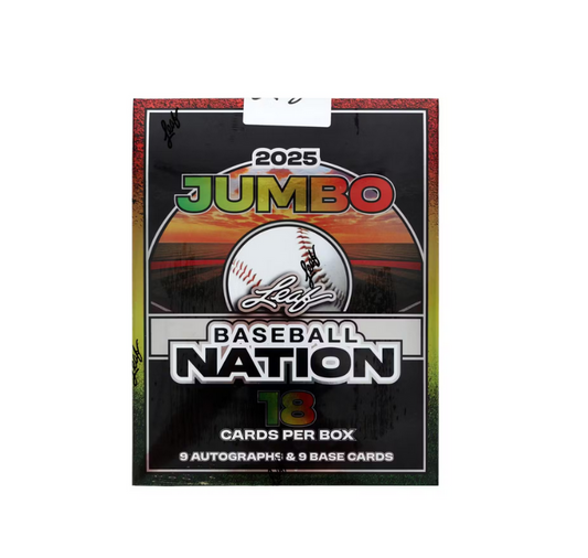 2025 Leaf Baseball Nation Hobby Jumbo Box