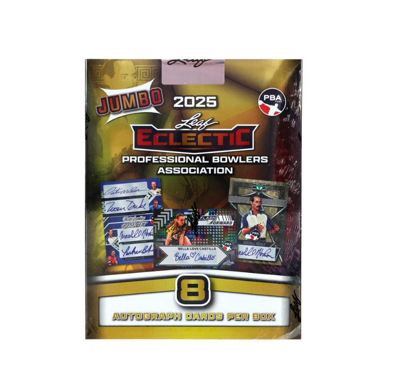 2025 Leaf Eclectic PBA Jumbo 8-Box Case
