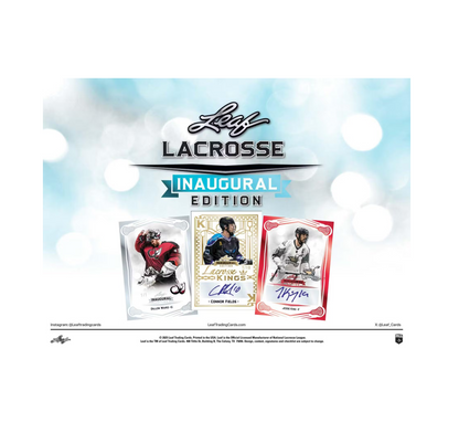2025 Leaf National Lacrosse League Premier Edition 12-Box Case