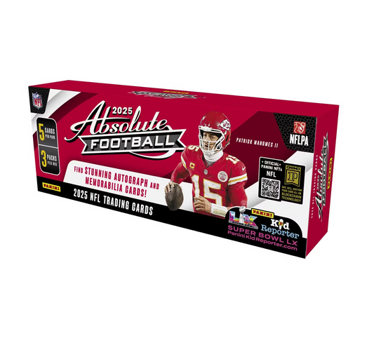 2025 Panini Absolute Football Hobby 12-Box Case