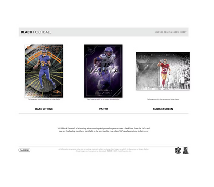 2025 Panini Black Football Hobby Box