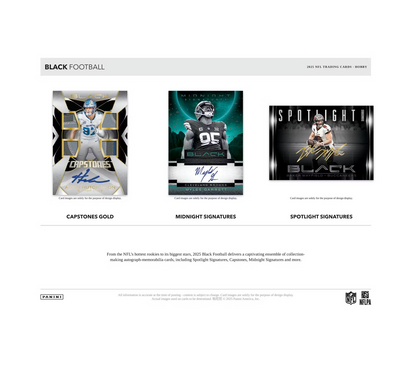 2025 Panini Black Football Hobby Box