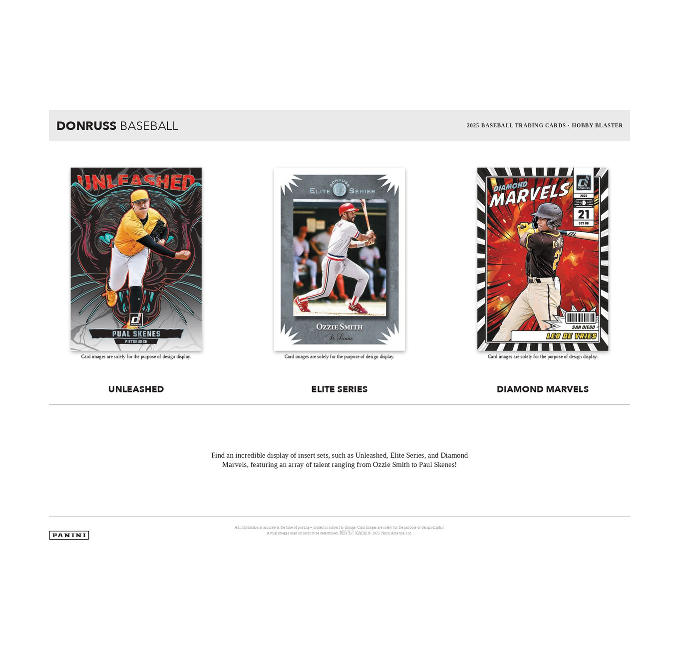 2025 Panini Donruss Baseball Hobby Blaster Box