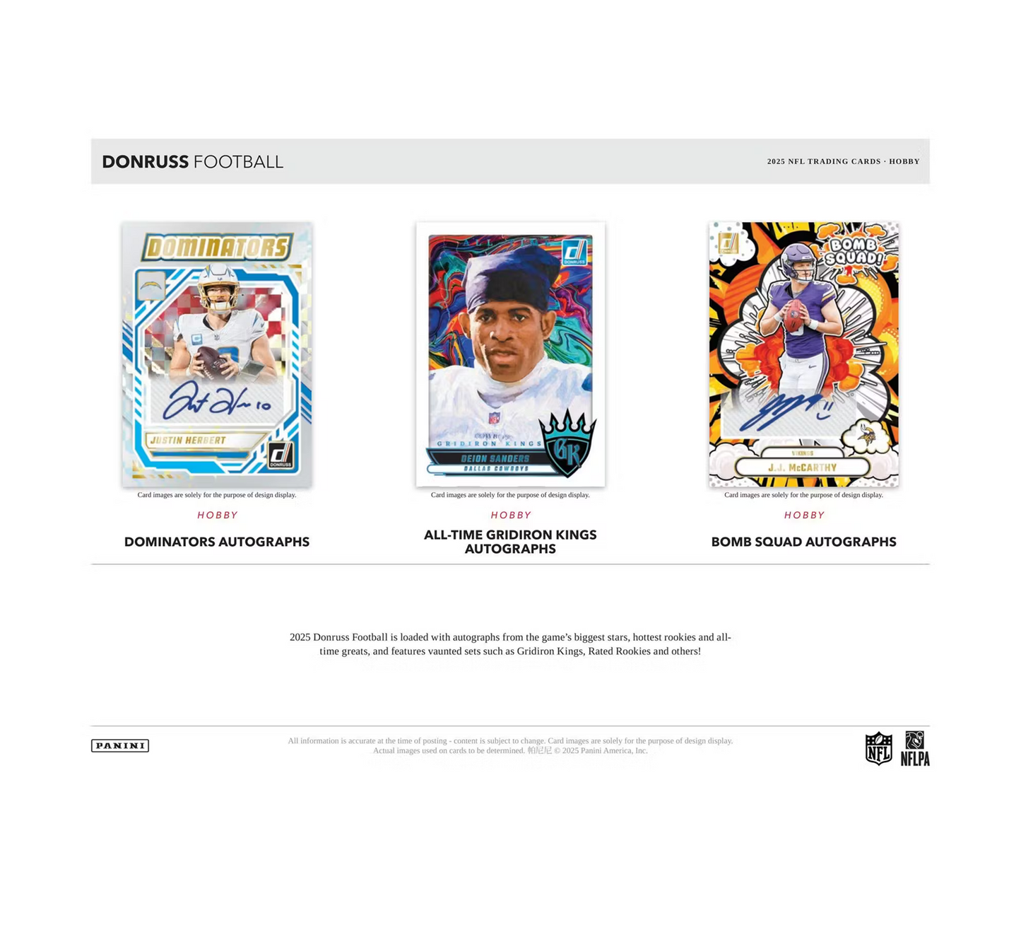 2025 Panini Donruss Football Hobby Box