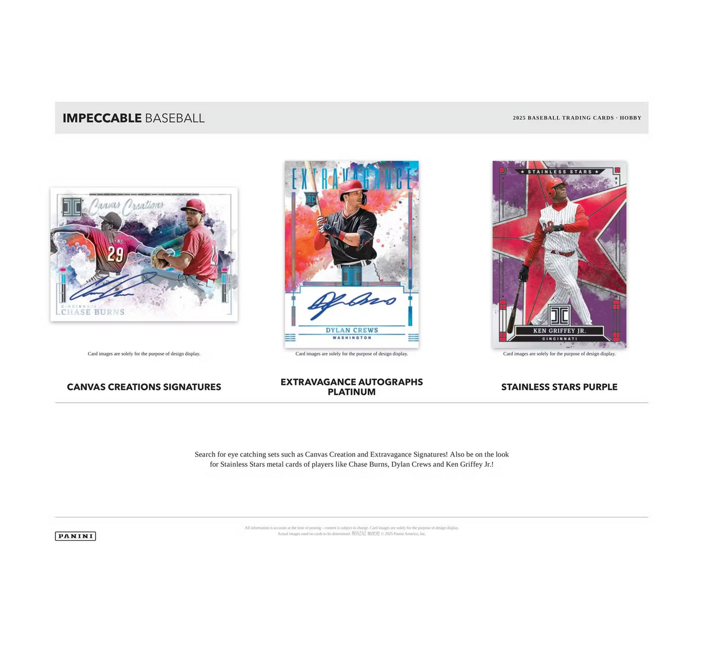 2025 Panini Impeccable Baseball Hobby 3-Box Case