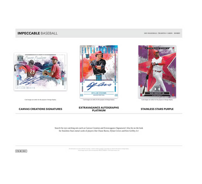 2025 Panini Impeccable Baseball Hobby 3-Box Case