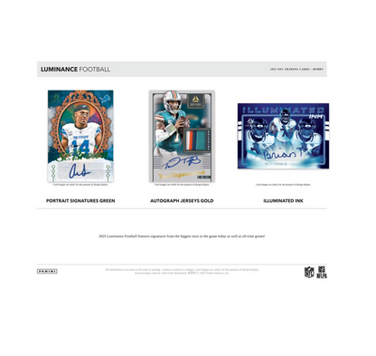 2025 Panini Luminance Football Hobby 12-Box Case