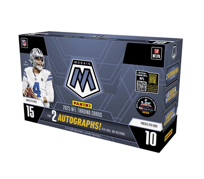 2025 Panini Mosaic Football Hobby 12-Box Case