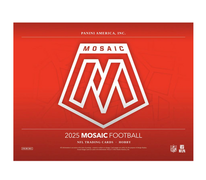 2025 Panini Mosaic Football Hobby 12-Box Case