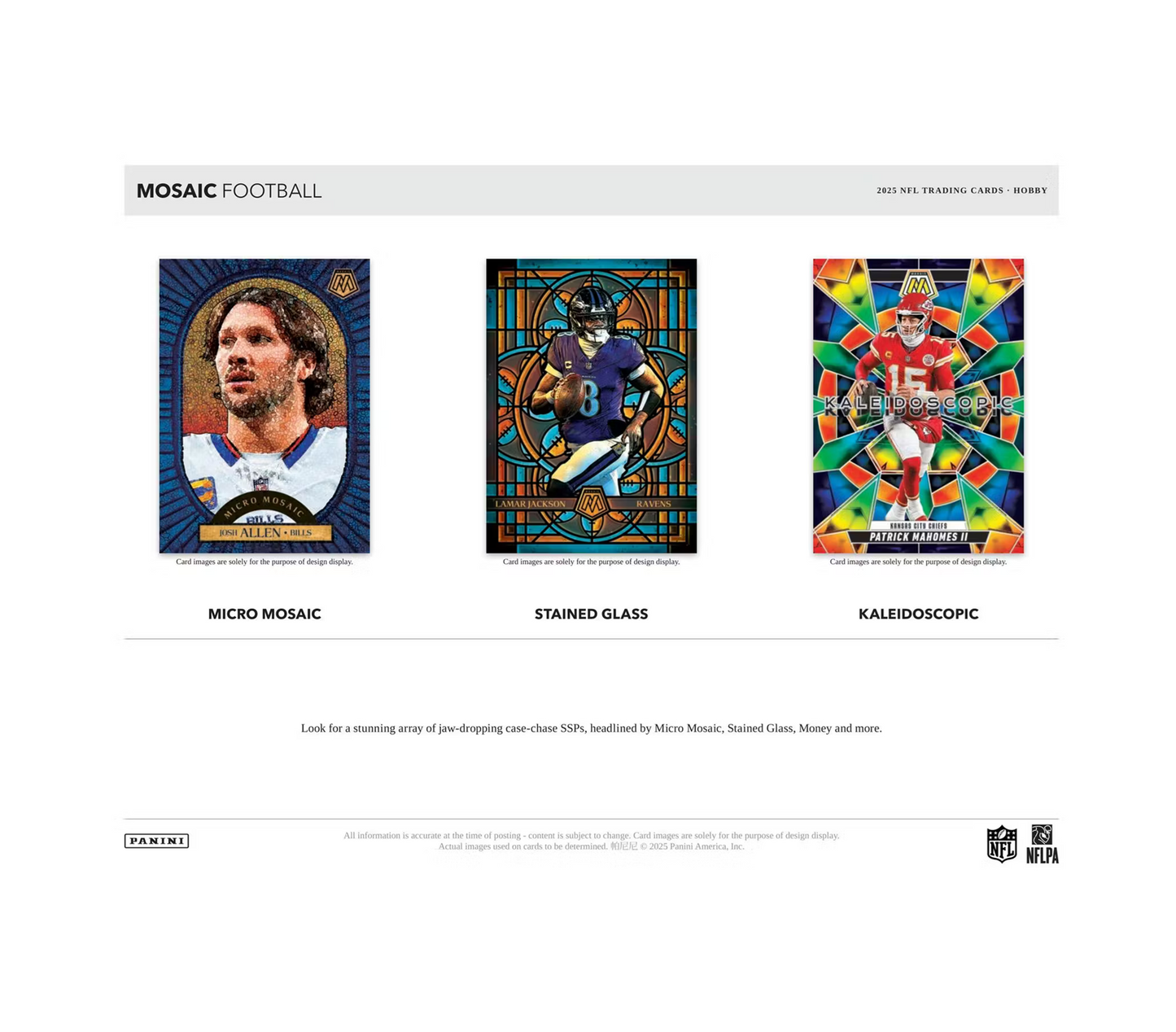 2025 Panini Mosaic Football Hobby 12-Box Case