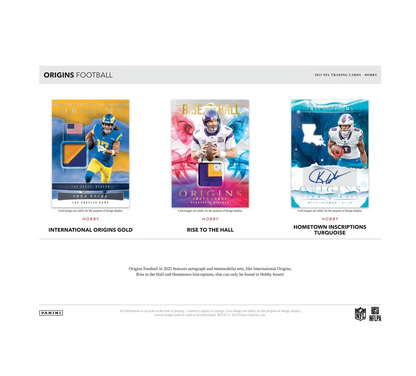 2025 Panini Origins Football Hobby Box