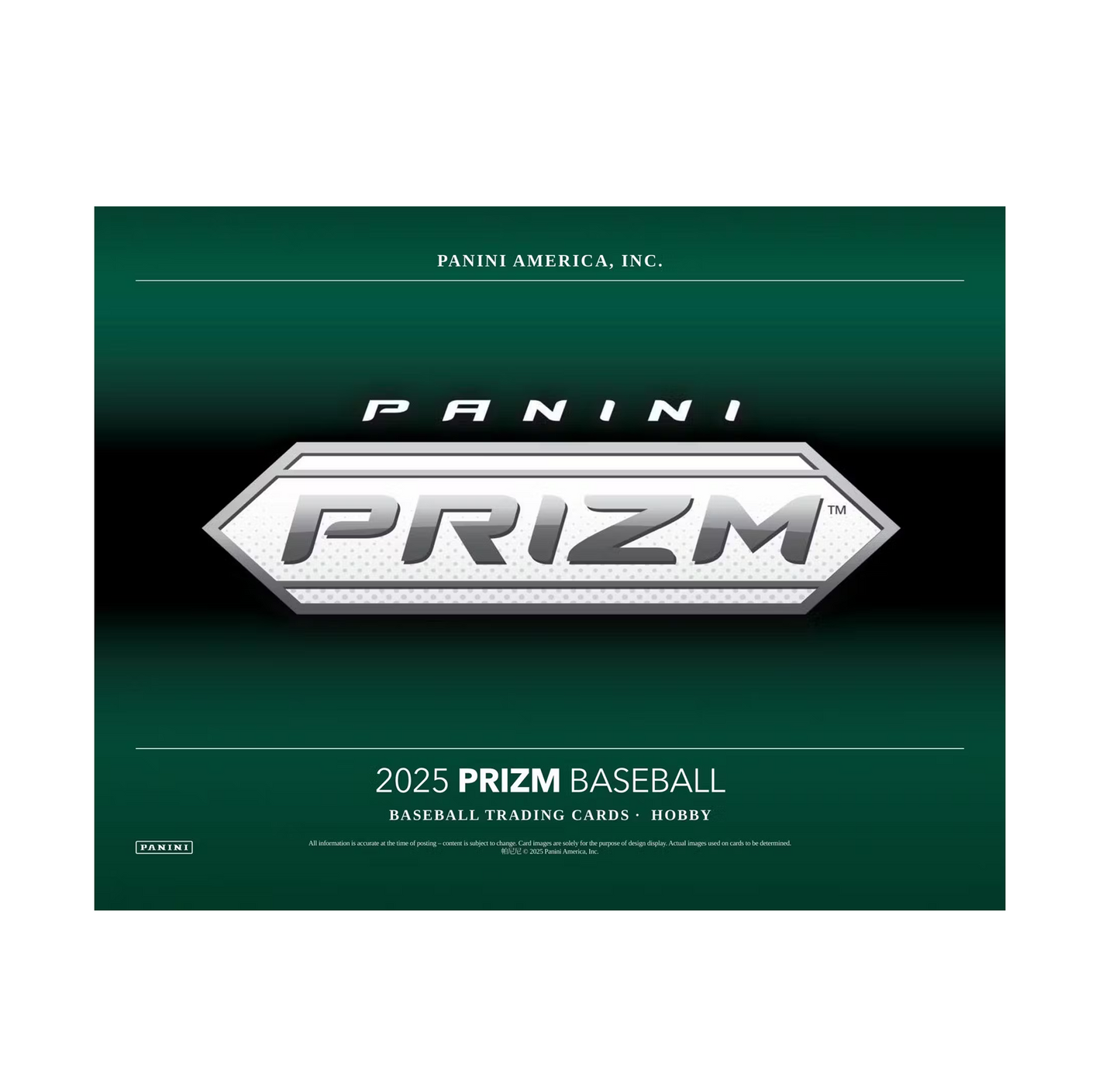 2025 Panini Prizm Baseball Hobby Box