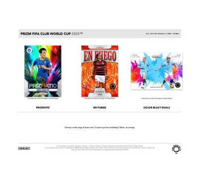 2025 Panini Prizm FIFA Club World Cup Soccer Hobby Box