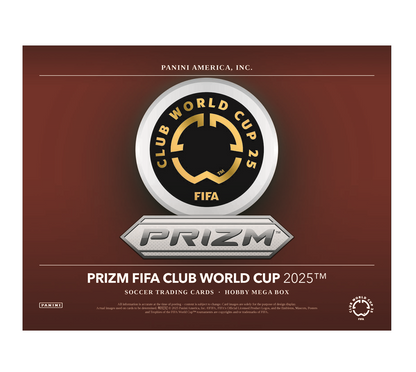 2025 Panini Prizm FIFA Club World Cup Soccer Hobby Mega Box