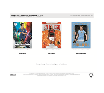 2025 Panini Prizm FIFA Club World Cup Soccer Hobby Mega 20-Box Case