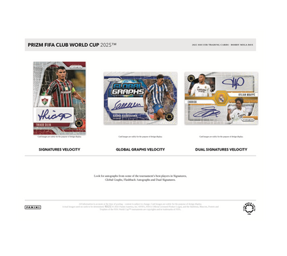 2025 Panini Prizm FIFA Club World Cup Soccer Hobby Mega Box