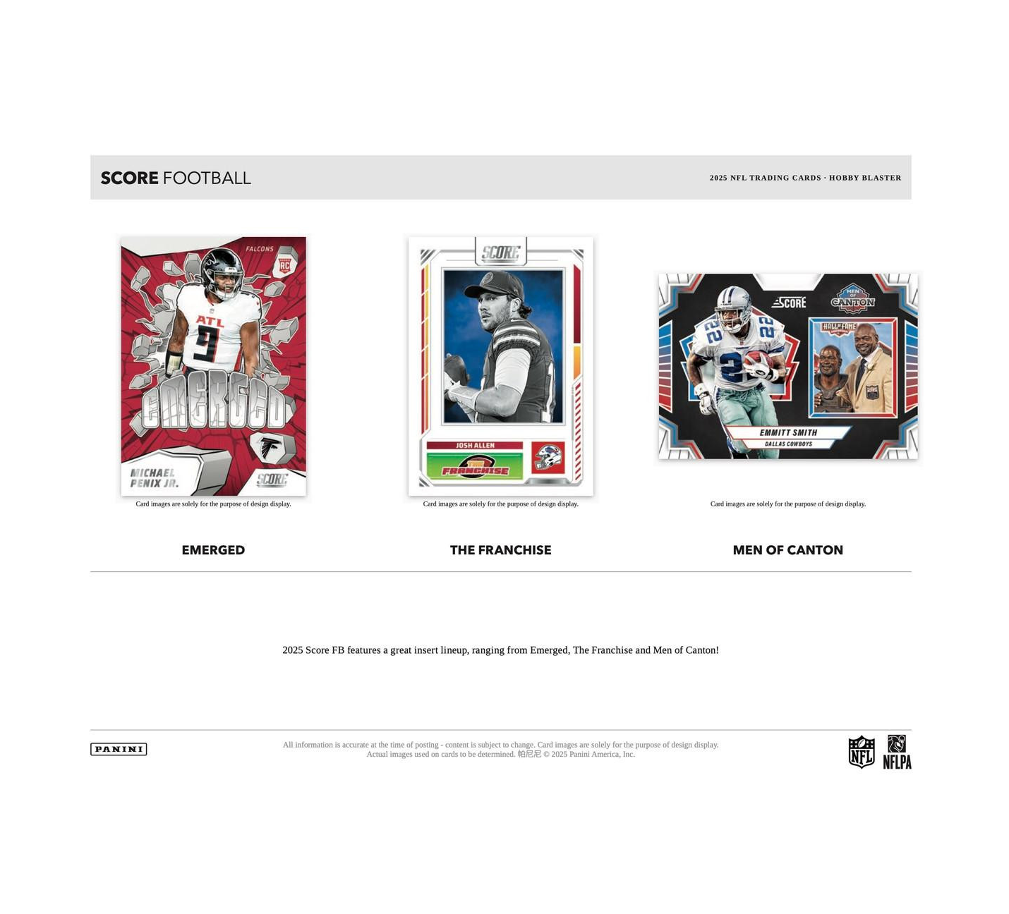 2025 Panini Score Football Hobby Blaster Box