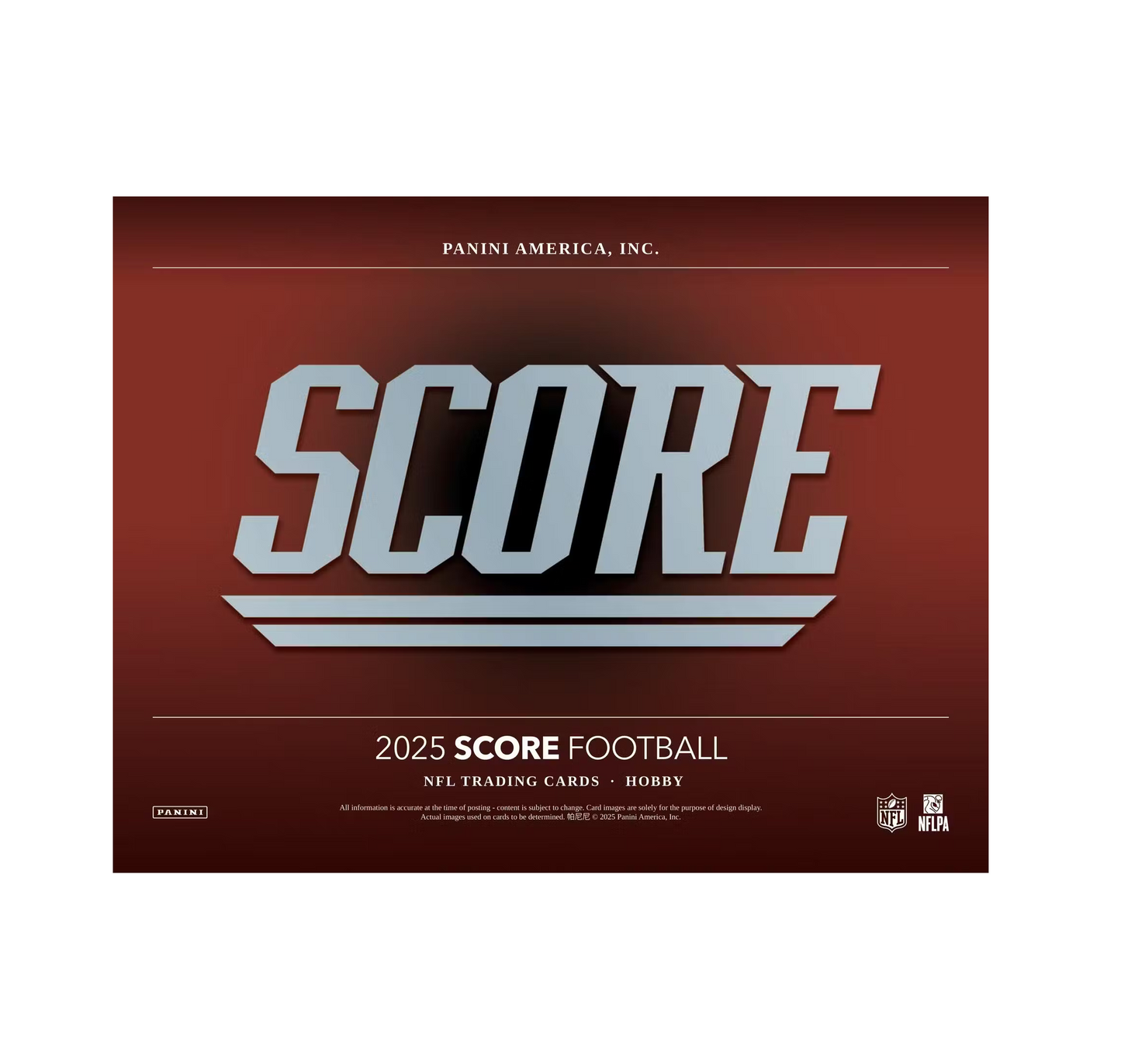 2025 Panini Score Football Hobby Box