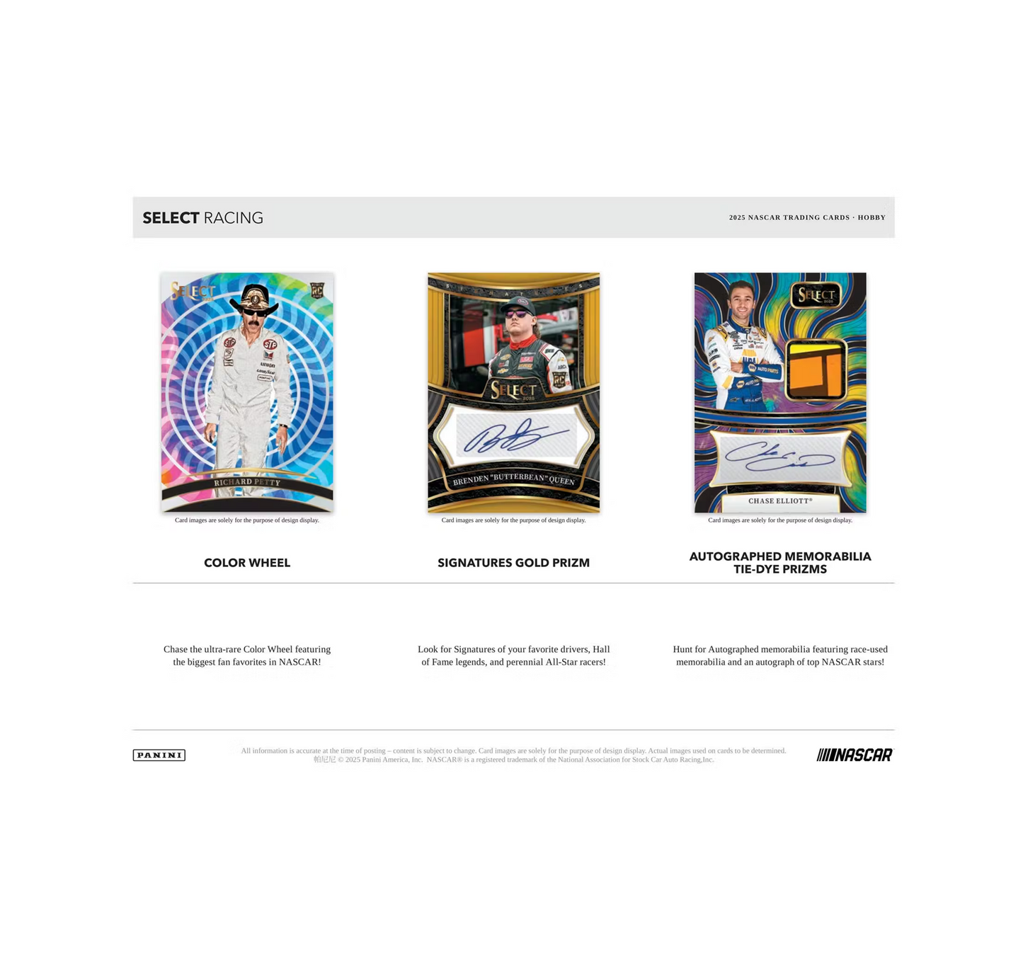 2025 Panini Select Racing Hobby Box