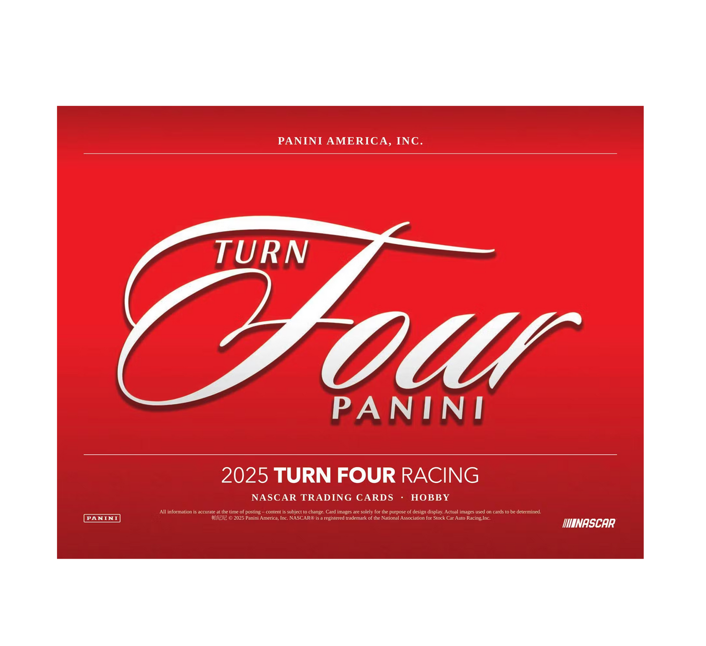 2025 Panini Turn Four Racing Hobby Box