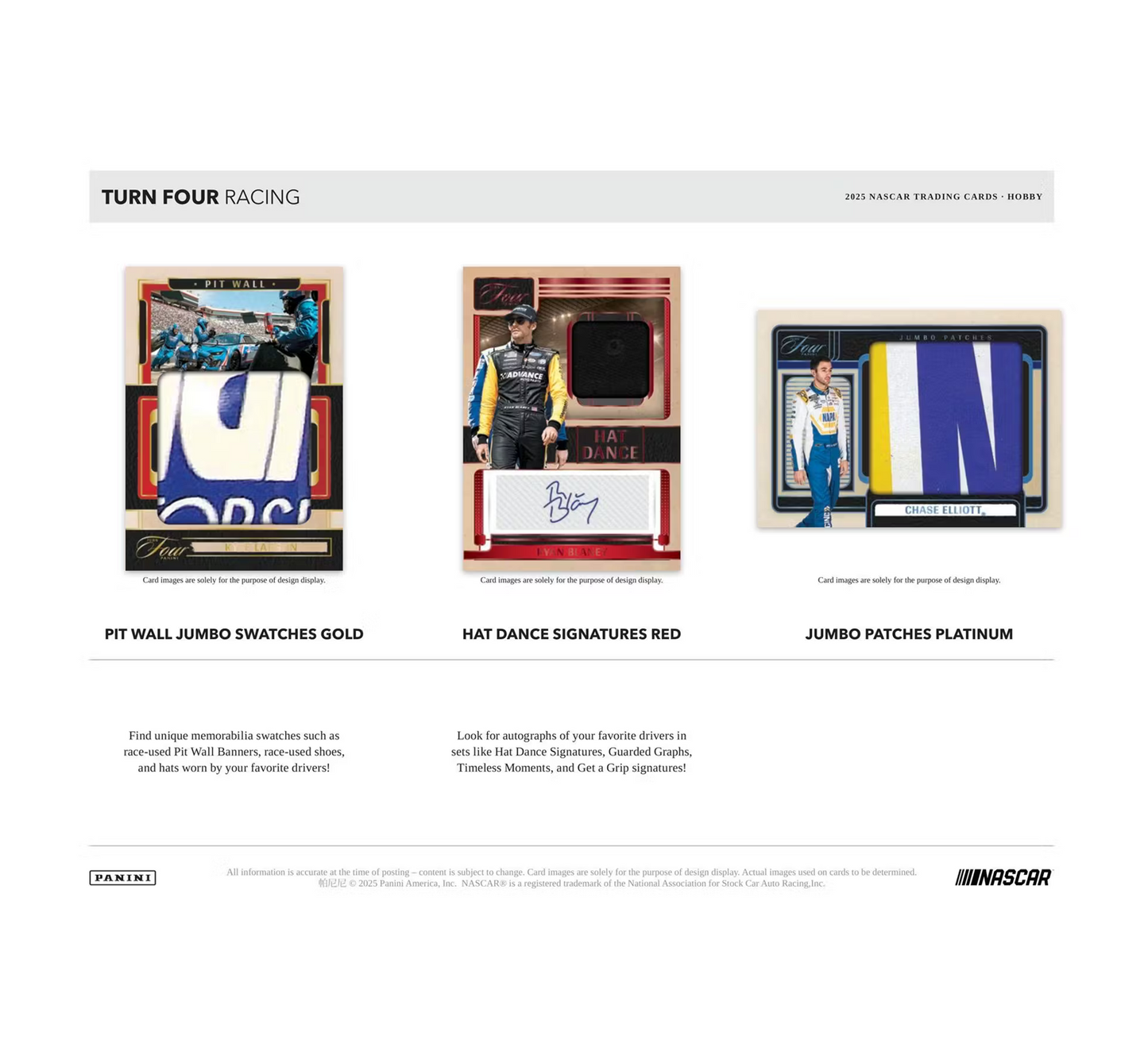 2025 Panini Turn Four Racing Hobby 10-Box Case