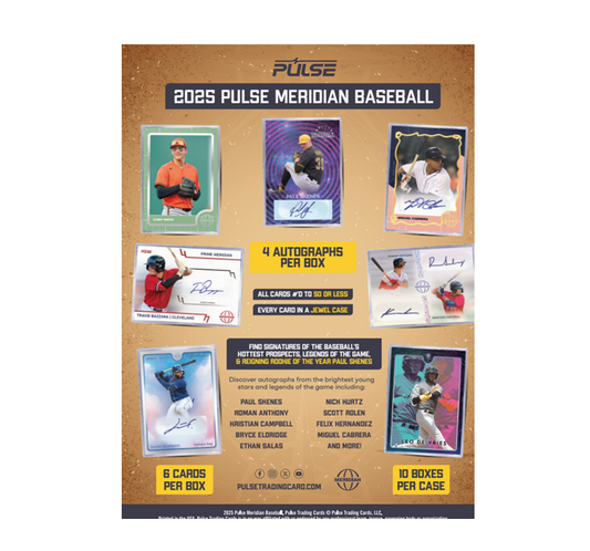 2025 Pulse Meridian Baseball Hobby Box