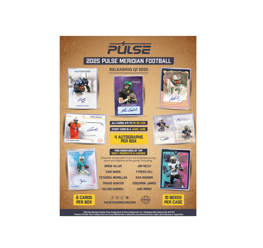 2025 Pulse Meridian Football 10-Box Case