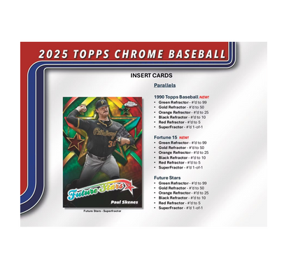 2025 Topps Chrome Baseball Blaster 40-Box Case