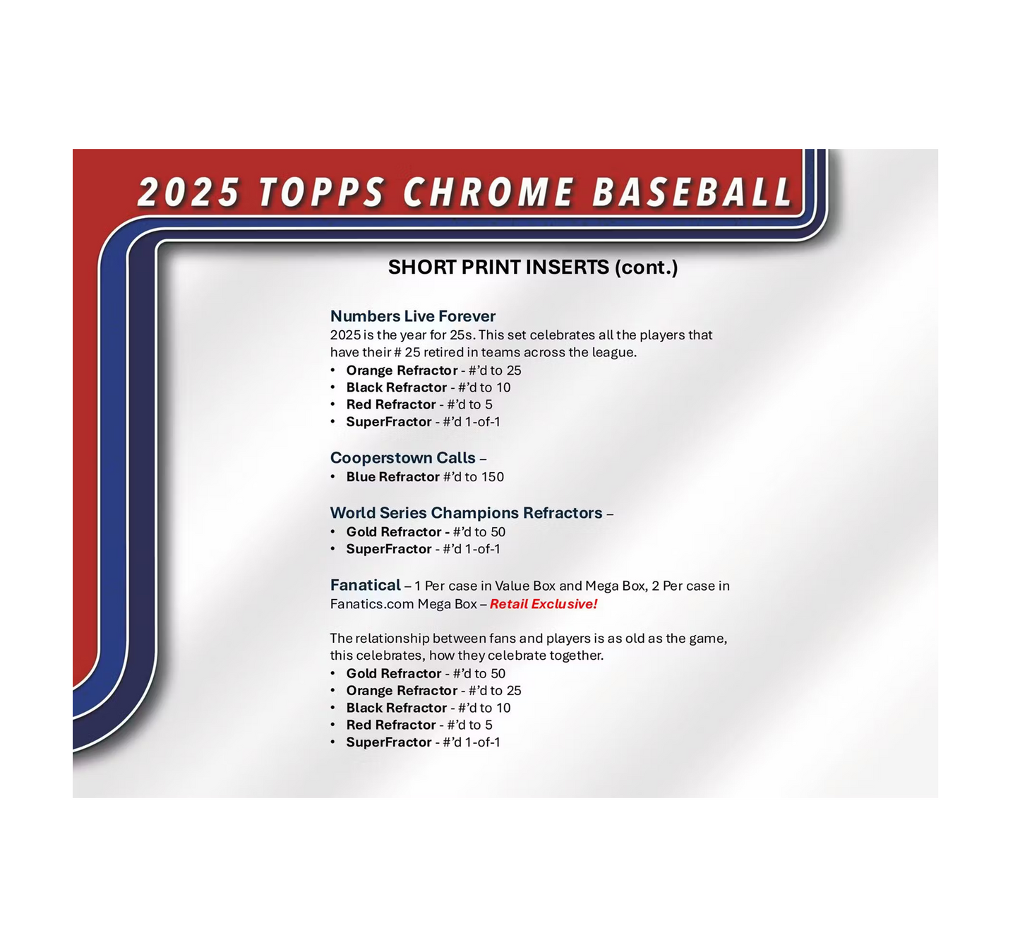 2025 Topps Chrome Baseball Blaster 40-Box Case