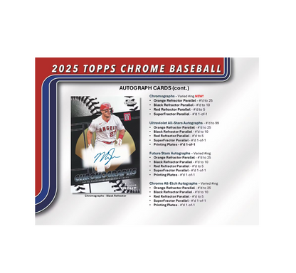 2025 Topps Chrome Baseball Breaker's Delight Box