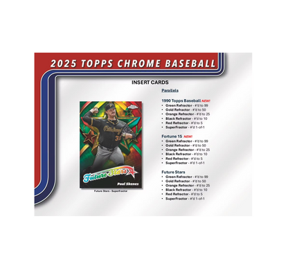 2025 Topps Chrome Baseball Breaker's Delight Box