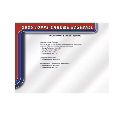2025 Topps Chrome Baseball Breaker's Delight Box