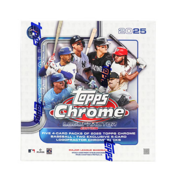2025 Topps Chrome Baseball Logofractor Edition 20-Box Case